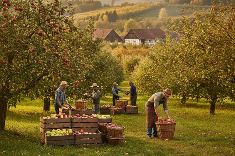 Streuobstwiesen-Saison: Von der Ernte zum edlen Brand Streuobstwiese Obstbrand