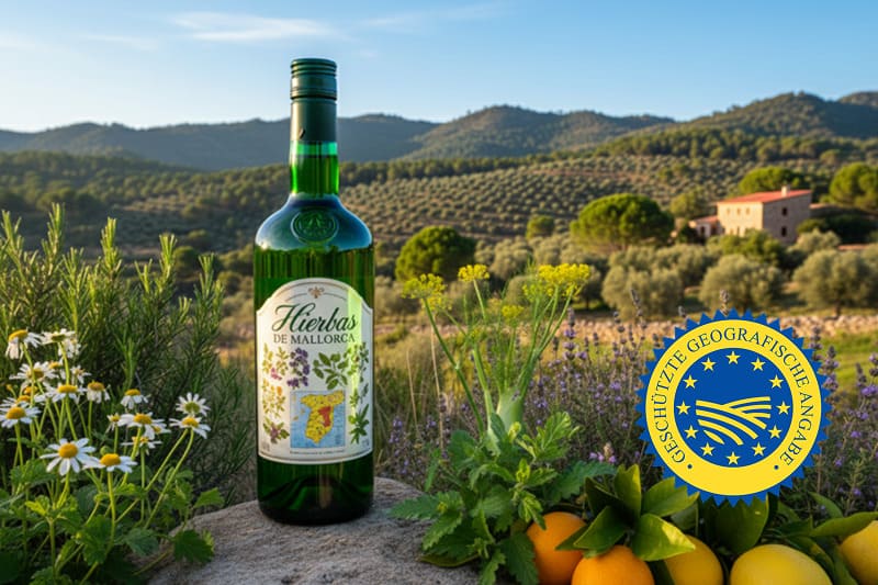 Hierbas de Mallorca: Der Kräuterlikör mit geografischer Angabe (g.g.A.) Hierbas De Mallorca ggA
